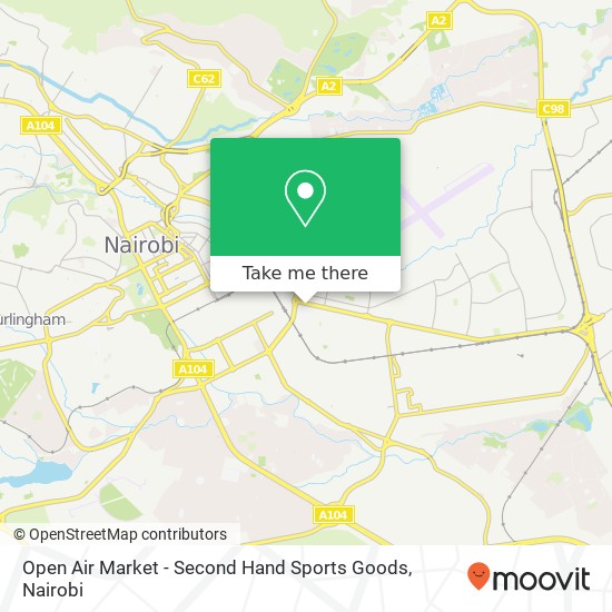 Open Air Market - Second Hand Sports Goods map