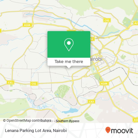 Lenana Parking Lot Area map