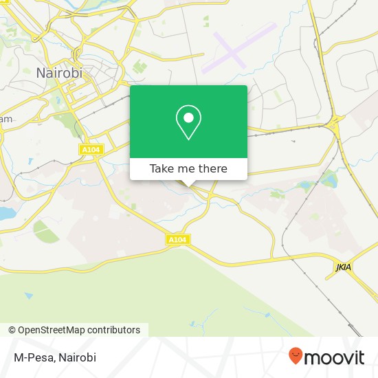 M-Pesa map