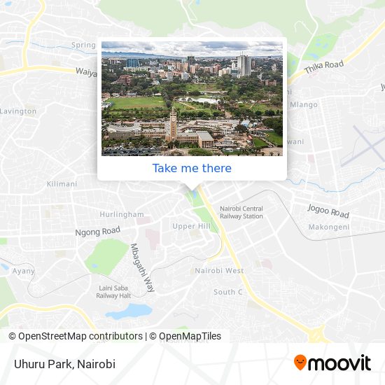 Uhuru Park map