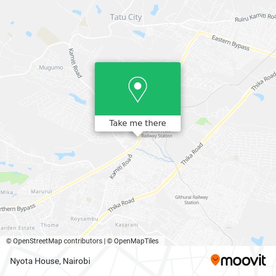 Nyota House map