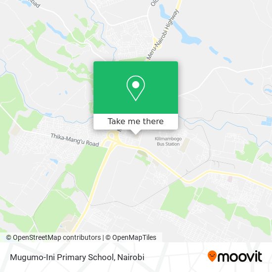 Mugumo-Ini Primary School map