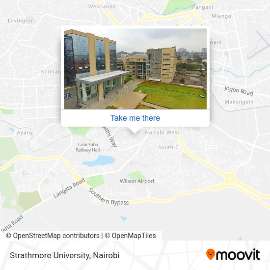 Strathmore University map
