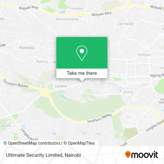 Ultimate Security Limited map