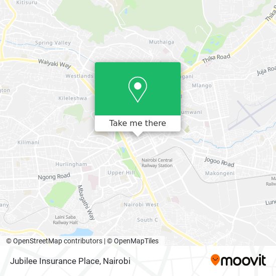 Jubilee Insurance Place map