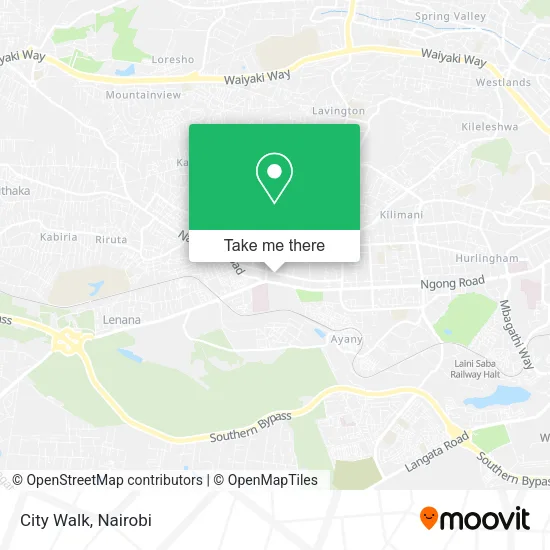 City Walk map