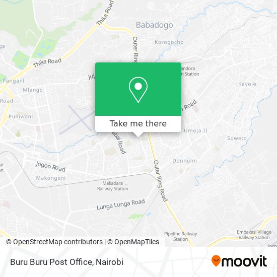 Buru Buru Post Office map