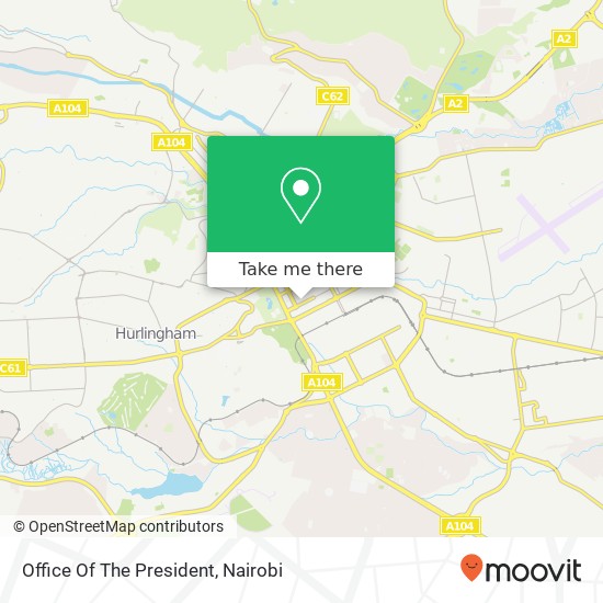 Office Of The President map