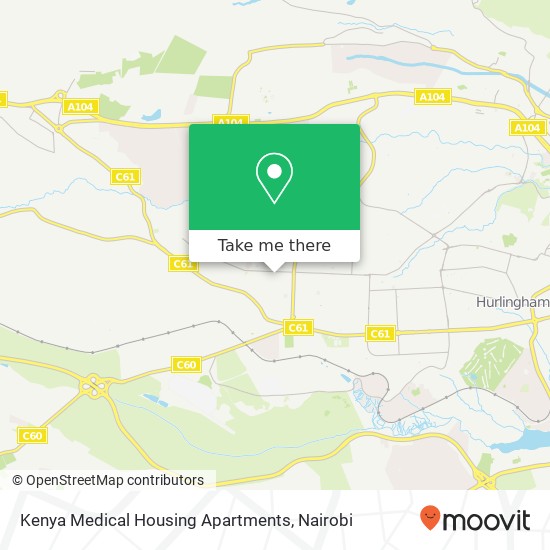 Kenya Medical Housing Apartments map