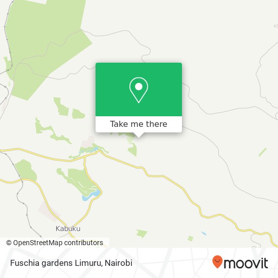 Fuschia gardens Limuru map