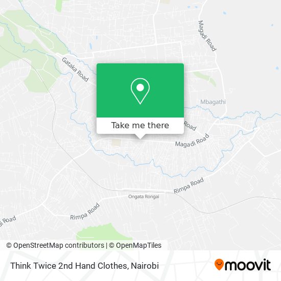 Think Twice 2nd Hand Clothes map