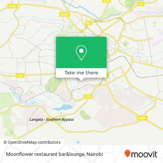 Moonflower restaurant bar&lounge map