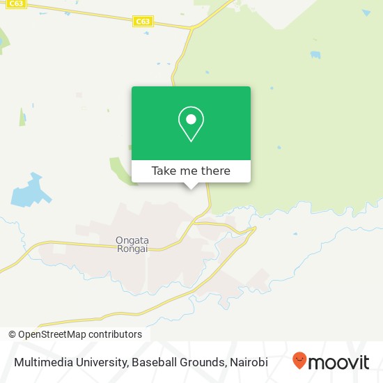 Multimedia University, Baseball Grounds map