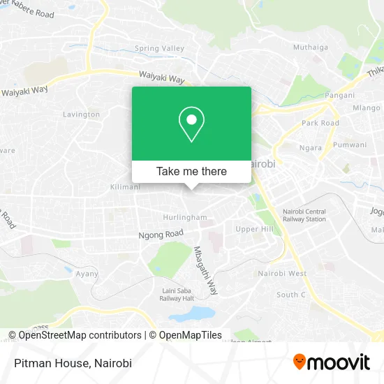 Pitman House map