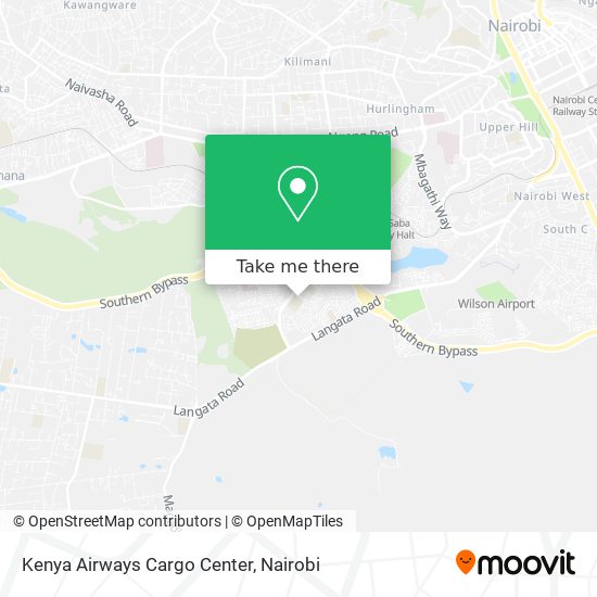 Kenya Airways Cargo Center map