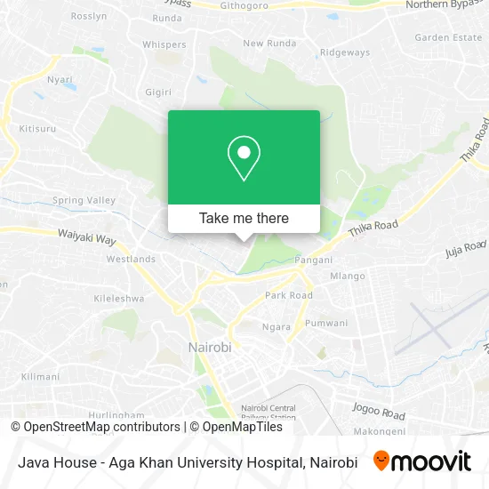 Java House - Aga Khan University Hospital map