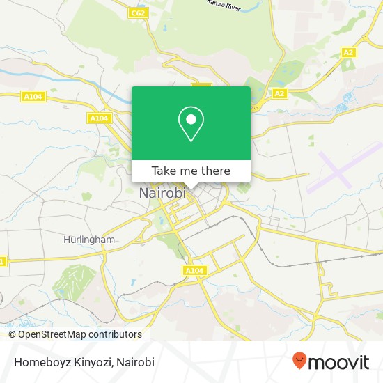 Homeboyz Kinyozi map