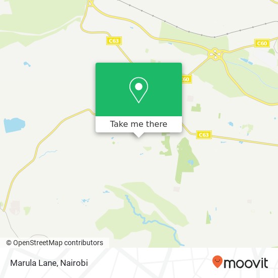 Marula Lane map
