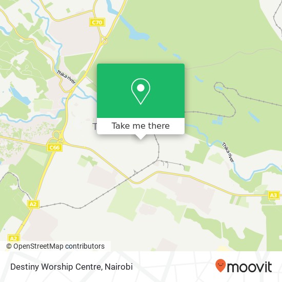 Destiny Worship Centre map