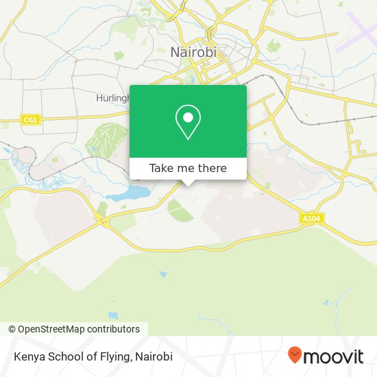 Kenya School of Flying map