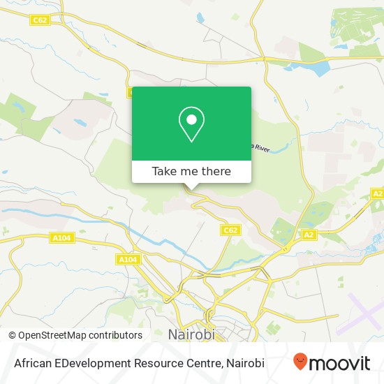 African EDevelopment Resource Centre map