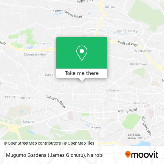 Mugumo Gardens (James Gichuru) map