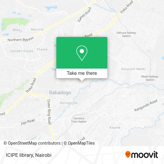 ICIPE library map