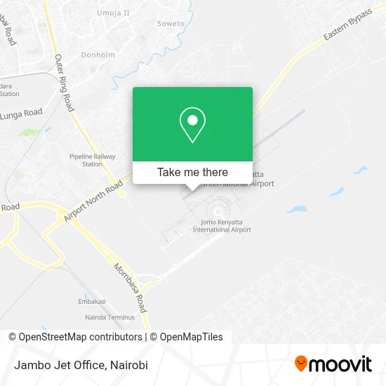 Jambo Jet Office map