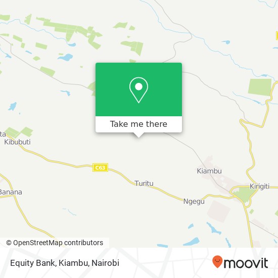 Equity Bank, Kiambu map