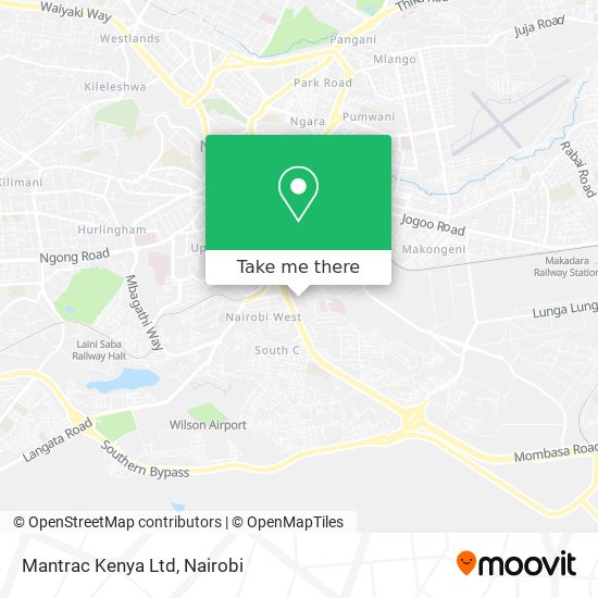 Mantrac Kenya Ltd map