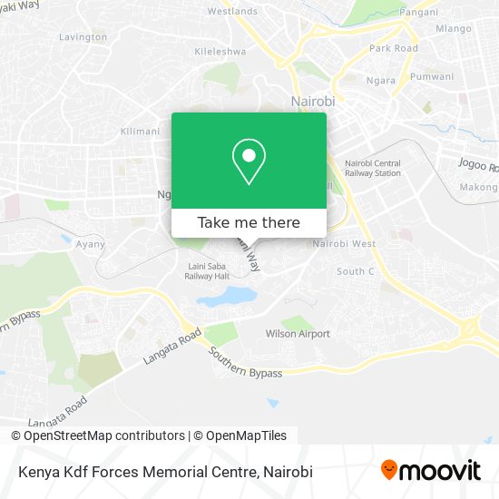 Kenya Kdf Forces Memorial Centre map