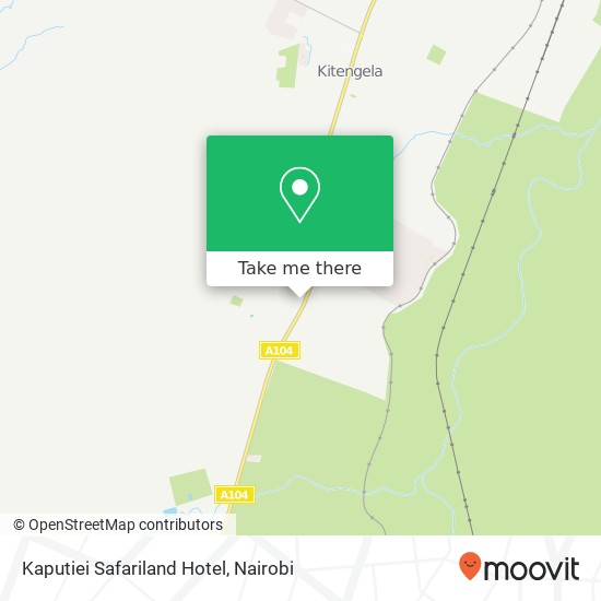 Kaputiei Safariland Hotel map