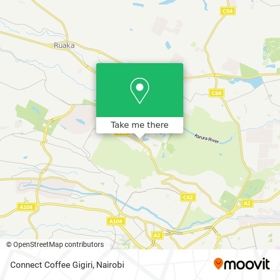 Connect Coffee Gigiri map