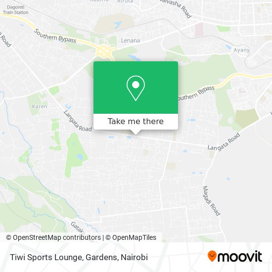 Tiwi Sports  Lounge, Gardens map