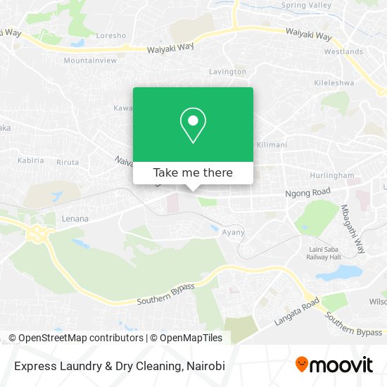 Express Laundry & Dry Cleaning map