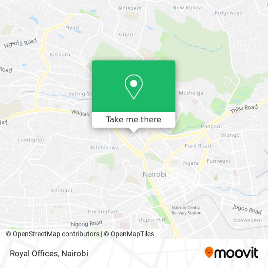 Royal Offices map
