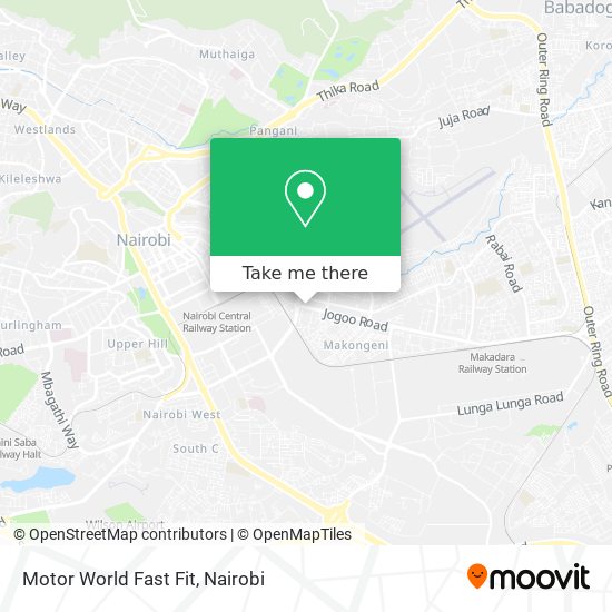 Motor World Fast Fit map