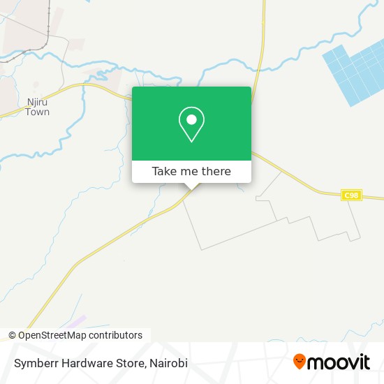 Symberr Hardware Store map