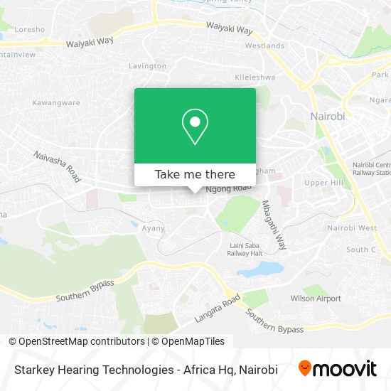 Starkey Hearing Technologies - Africa Hq map