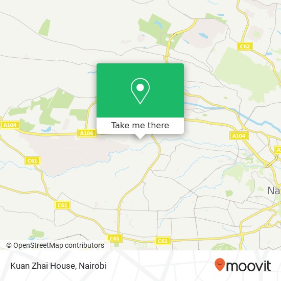 Kuan Zhai House map