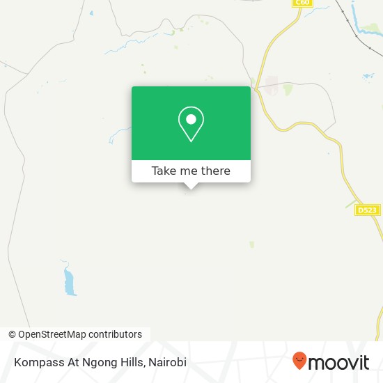 Kompass At Ngong Hills map