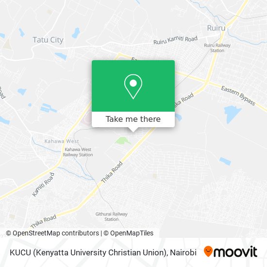 KUCU (Kenyatta University Christian Union) map