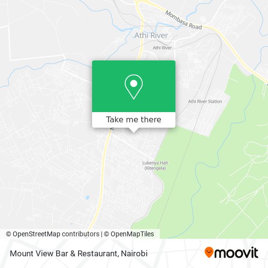 Mount View Bar & Restaurant map