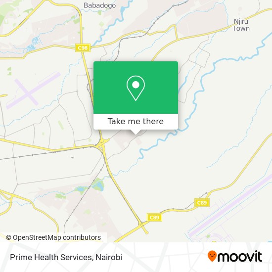 Prime Health Services map
