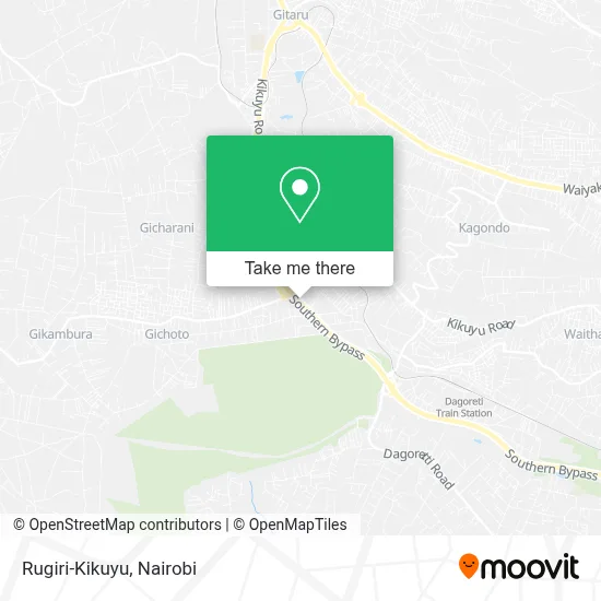 Rugiri-Kikuyu map