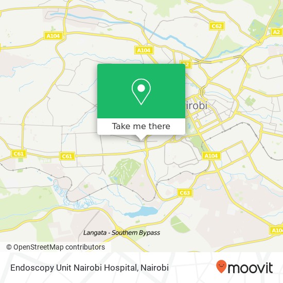 Endoscopy Unit Nairobi Hospital map