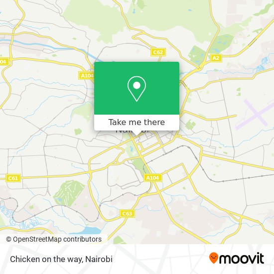 Chicken on the way map