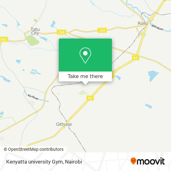 Kenyatta university Gym map