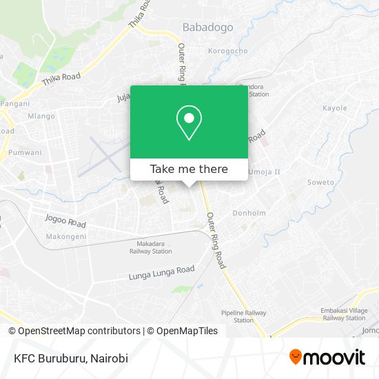 KFC Buruburu map