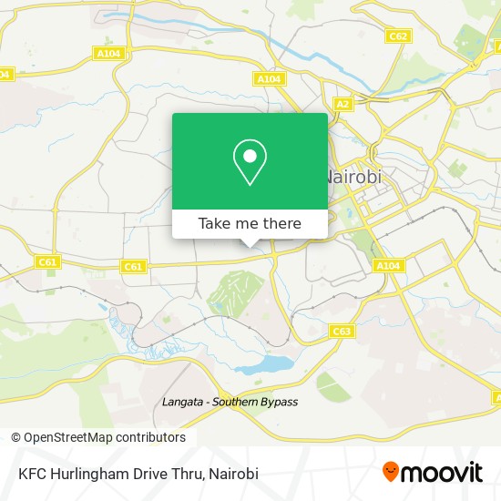 KFC Hurlingham Drive Thru map